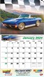 Road Warriors Cars Calendar 2024