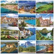Scenes of World Travel Calendar 2024