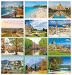 Scenes of World Travel Calendar 2024