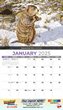 Wildlife Portraits Art Calendar 2024