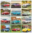 Classic Cars Desk Calendar 2024