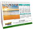 Beaches, Sun & Ocean Views Desk Calendar 2024