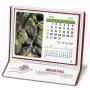 Monterey Premier Desk Calendar WW-975 White-Maroon combination