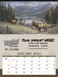 Wildlife Art Executive Wall Calendar thumbnail