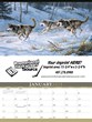 Wildlife Art by the Hautman Brothers Executive Large Calendar thumbnail