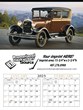 Antique Cars Large Promotional Calendar  thumbnail