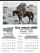 American West Calendar, Tim Cox Art thumbnail