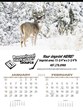 Wildlife 2 Month View Large Executive Animal Calendar thumbnail