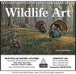 Wildlife Art Pocket Calendar Custom Printed, Size 8x13 thumbnail