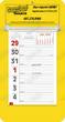 Promotional Big Numbers Weekly Memo Calendar  - Yellow thumbnail