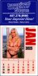 Mystique Stick-Up Self-Adhesive Calendar with Topless Models  thumbnail