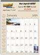 Decorator Memo Calendar with Tan Background thumbnail