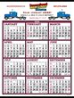 2026 Year In View Commercial Calendar Big Numbers, Size 22x29 thumbnail