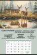 Jumbo Hanger Custom Printed Calendar - White Tail Deer 27x39 | 2024 thumbnail