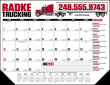 Promo Desk Pad Calendar With Top & Side Imprints - Full Color thumbnail