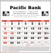 Small Almanac Promotional Calendar Size 11x11 thumbnail