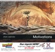 Motivations Calendar w Spiral Binding and Drop Ad thumbnail