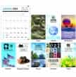 Colorful Monthly Pocket Planner Calendar  thumbnail