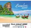 Scenic Beaches Wall Calendar  - Stapled 2024 thumbnail