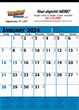 Contractor Planner Calendar Blue & Black thumbnail