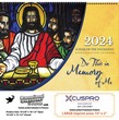 Catholic Evangelization Calendar 2024 With Funeral Preplanning insert option | Spiral thumbnail
