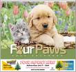 Four Paws Puppies & Kittens Wall Calendar  Spiral thumbnail