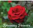 Blooming Flowers Calendar, 13.5x24, Spiral thumbnail