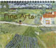 3 Month View Promotional Calendar Fine Arts Theme thumbnail