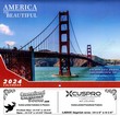 2024 America The Beautiful scenic Calendar - Funeral Preplanning insert option thumbnail