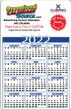 Year-In-View Plastic Calendar, Size 11x17, Full Color Imprint 2-Sides, 30pt. thumbnail